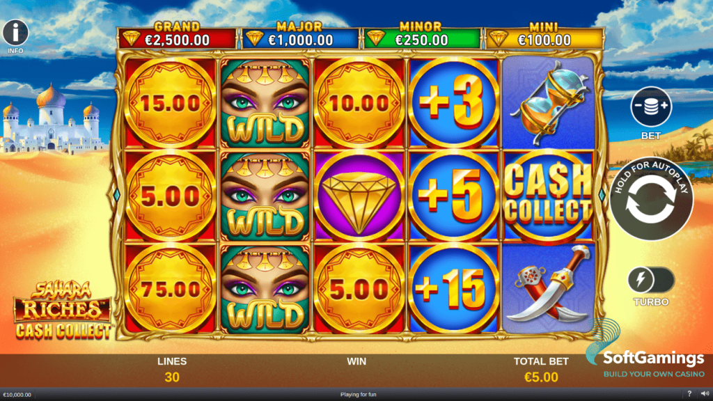 Sahara Riches Cash Collect Demo