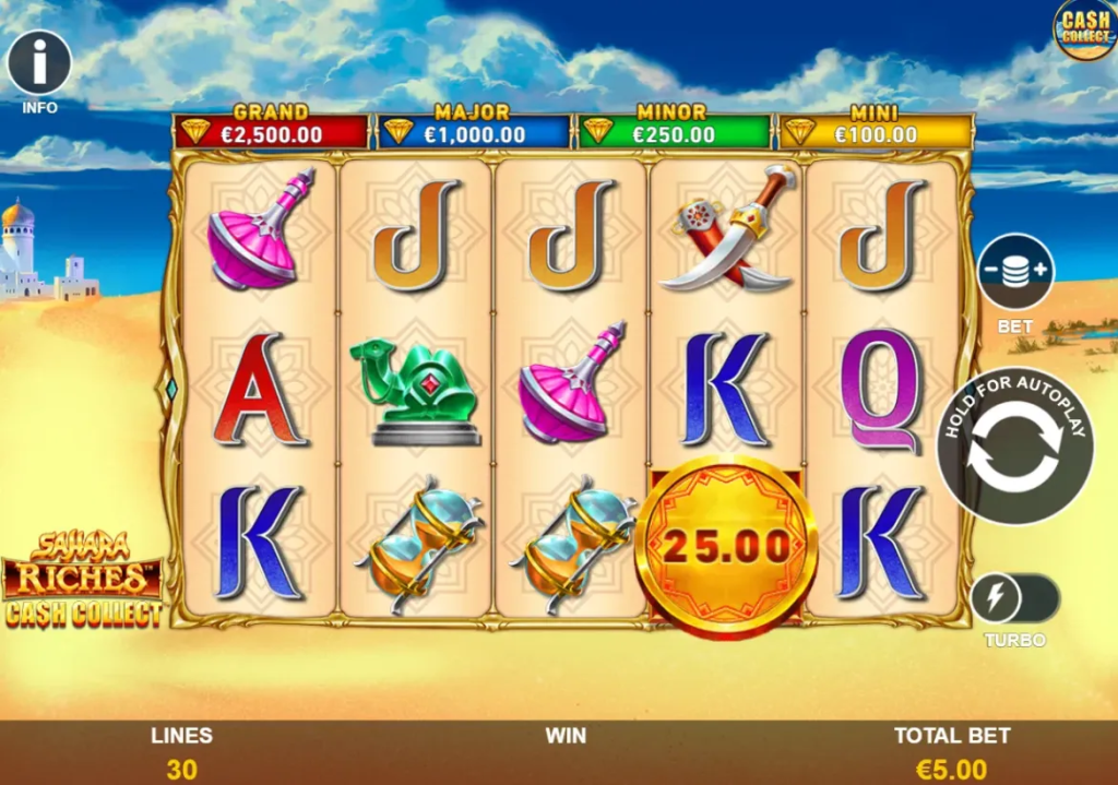 Sahara Riches Cash Collect Aplicación